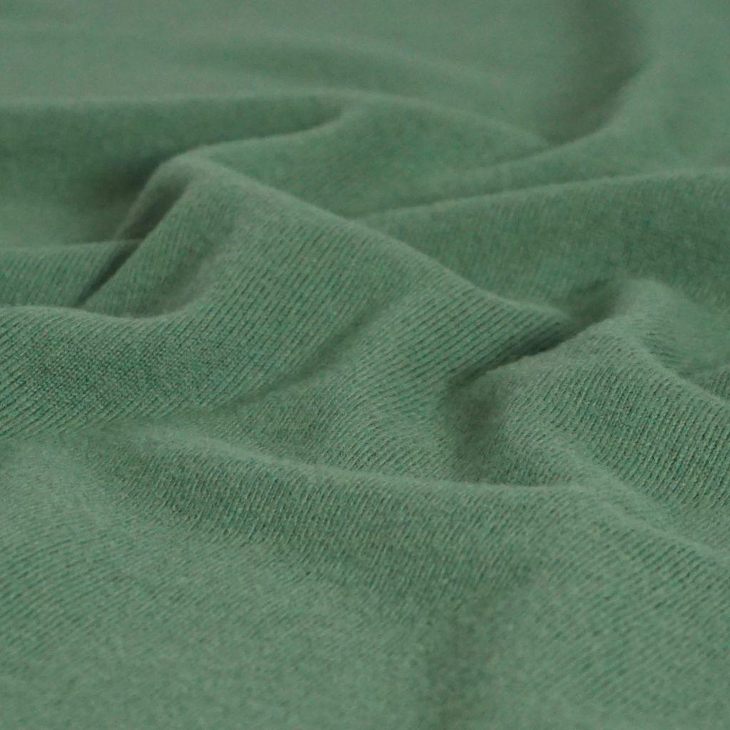 Merinostrick aus Italien Schurwolle salbeigrün